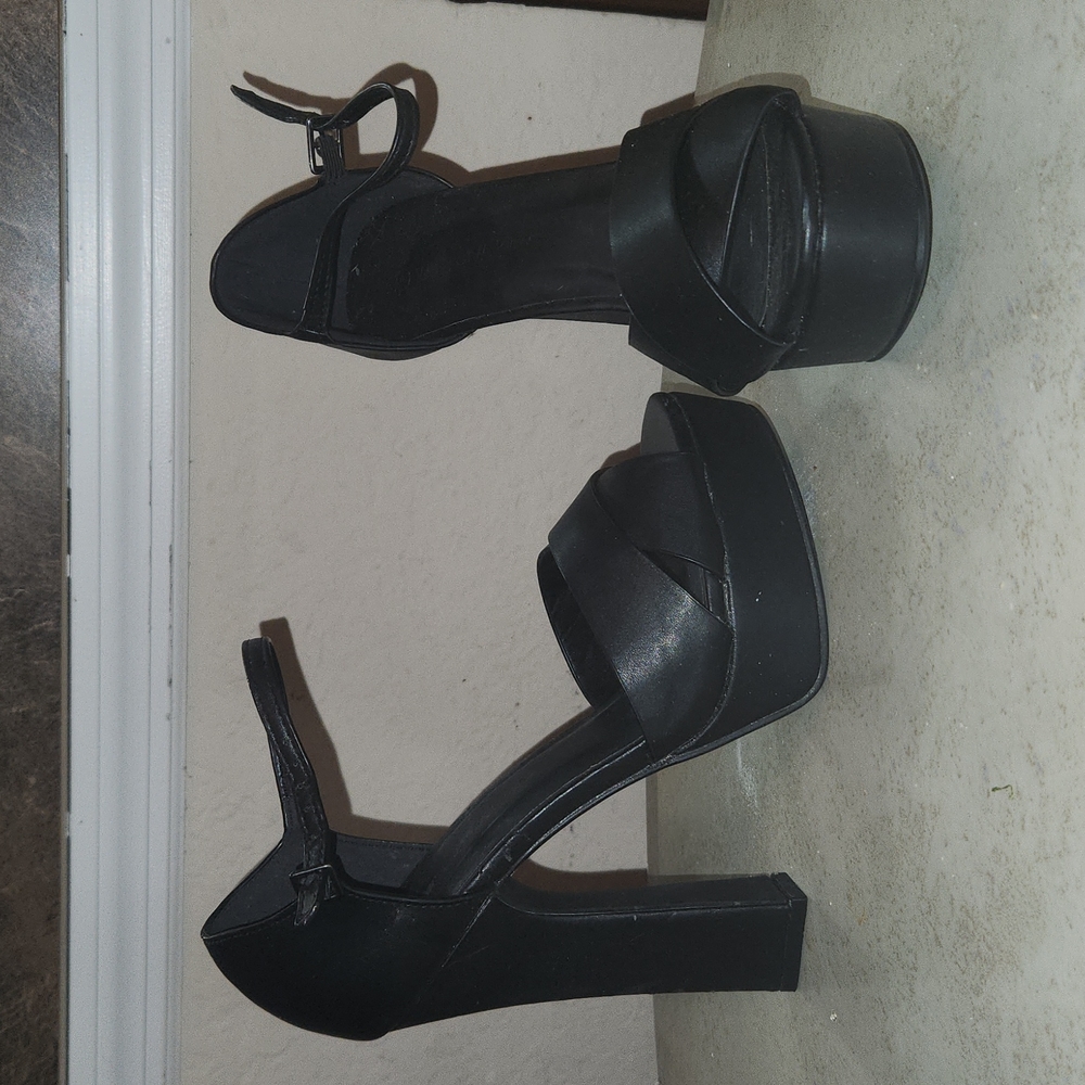 Black high heels